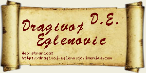 Dragivoj Eglenović vizit kartica
